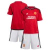 Officiële Voetbalshirt + Korte Broek Manchester United Thuis 2023-24 - Kids